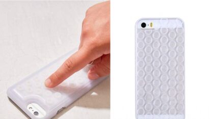 So satisfying: Dit telefoonhoesje met bubbeltjesplastic kun je steeds opnieuw laten knappen