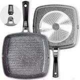 Coninx Grillpan 28 cm - Grill pan Inductie - Steakpan met Afneembare Handgreep -... | bol.com
