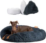 Happysnoots Donut Hondenmand 100cm - Extra Groot - Fluffy - Luxe Hondenbed - Dog Bed -... | bol.com
