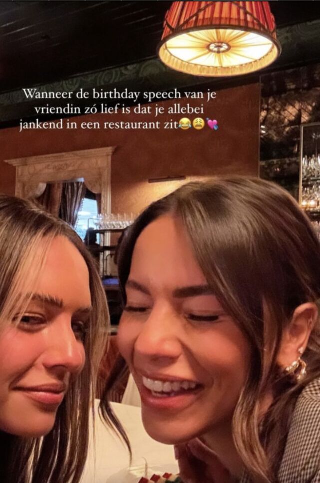 Monica Geuze en Kiana in tranen tijdens verjaardag