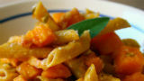 Recept: Penne met pompoen