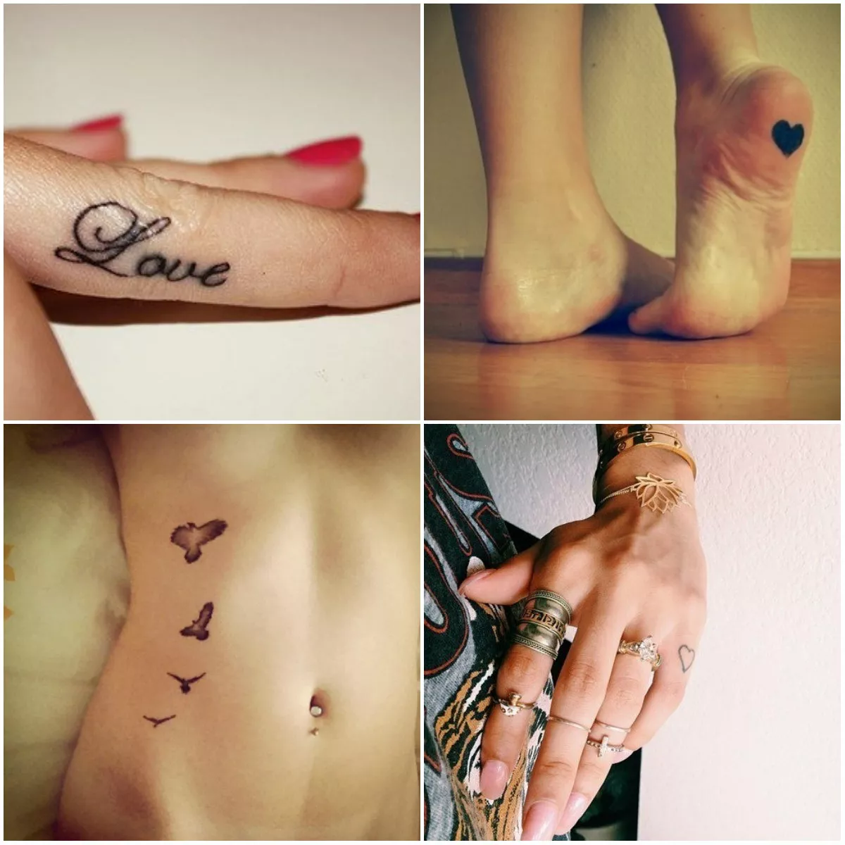 Kleine, vrouwelijke tattoo-ideeën