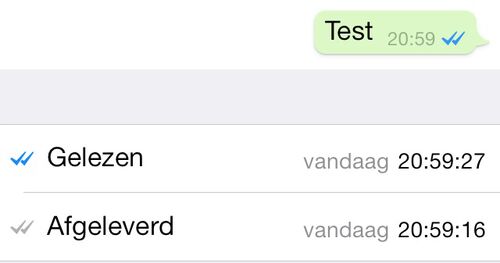 Wat betekenen de blauwe vinkjes op WhatsApp?