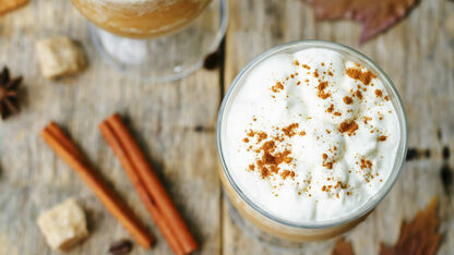 Pumpkin spice up your latte! 