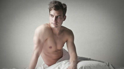 Heerlijke mannen in bed