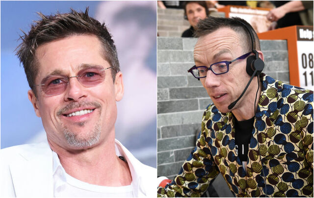 Brad Pitt & Dolf Jansen