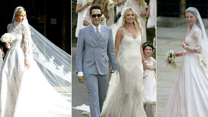 FOTO'S: Deze beroemde bruiden droegen de mooiste trouwjurken