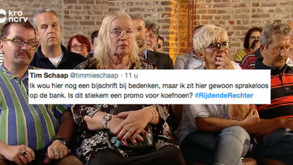 Twitter reageert op hilarische aflevering Rijdende Rechter