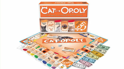 Er bestaat een speciale katten-Monopoly en je wilt 'm voor kerst