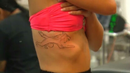 Die Fabrizio-tattoo van Danielle hè, zo origineel is 'ie helemaal niet - Temptation Island 2018
