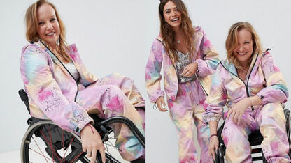 Cool! ASOS maakt gebruik van model in rolstoel voor 'rolstoelvriendelijke jumpsuit'
