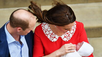 Babyprins Louis werd vandaag gedoopt en dit zijn de eerste beelden