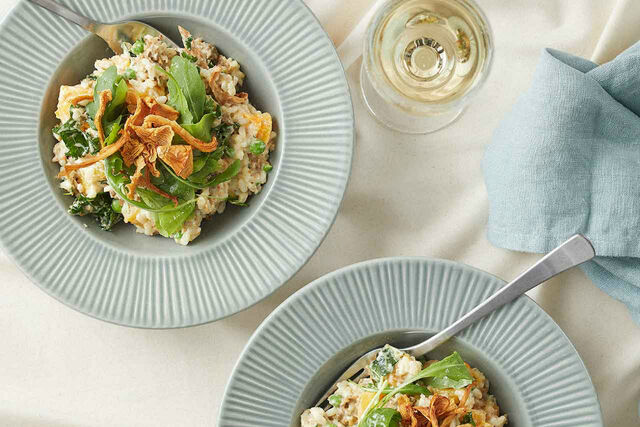 vega recept risotto