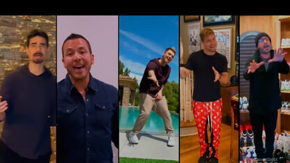 VIDEO: Backstreet Boys zingen 'samen' 'I Want It That Way' (inclusief 90s dansjes)