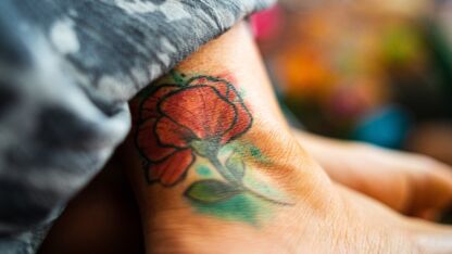 15 x de mooiste tattoos voor op de enkel