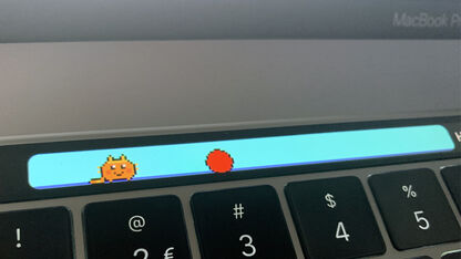 Zo leuk! Met deze app krijg je een huisdier in je MacBook touch bar