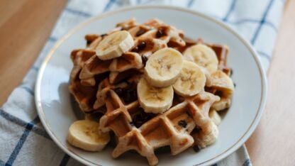 Goddelijk! Zo maak je bananenbroodwafels