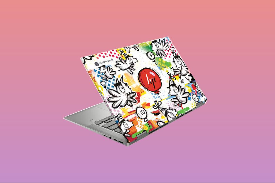 WIN: HP Chromebook en limited edition laptop skin
