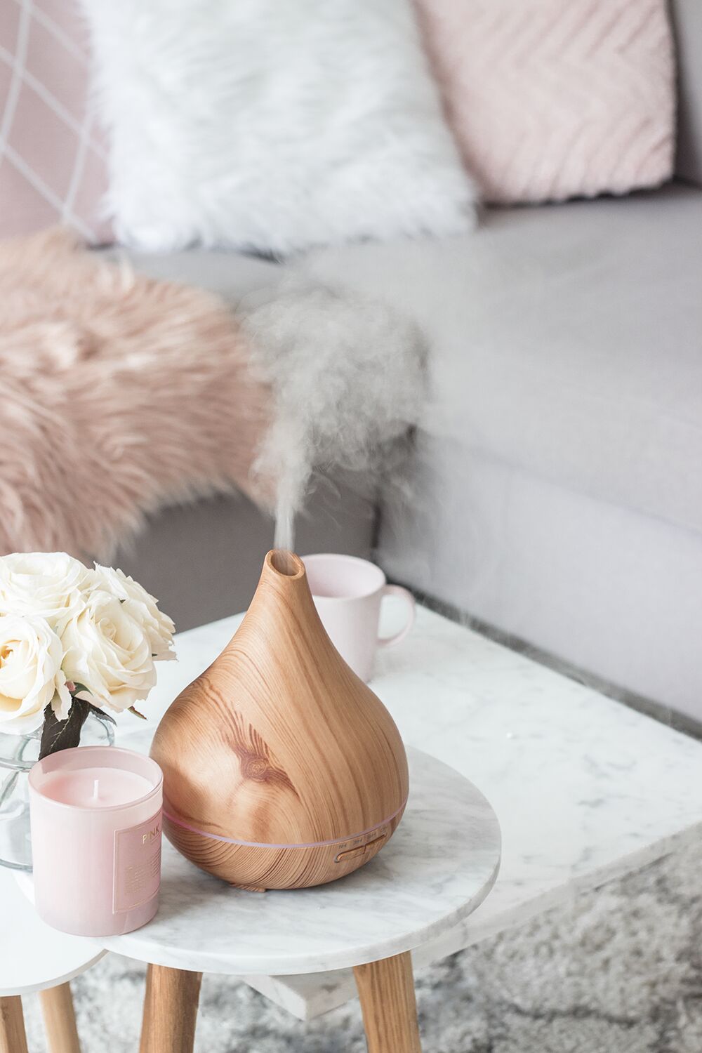 Geurwolkje aroma diffuser tegen muggen