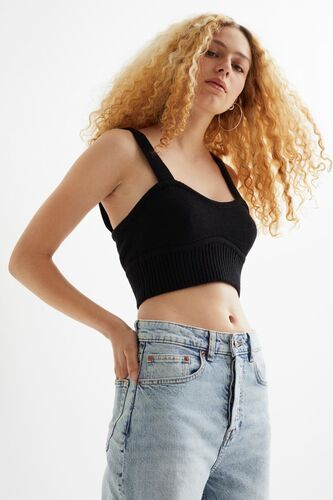 gebreide crop tops