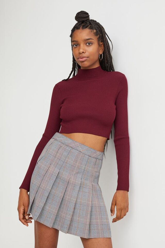 Gebreide crop tops