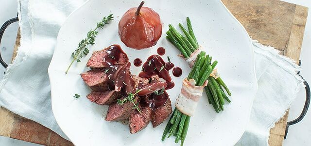 herstenbiefstuk kerstdiner hoofdgerecht