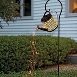 Lardic Solar Tuinlamp met grondspies – Solar Tuinverlichting – Brons kleurig metaal –... | bol.com