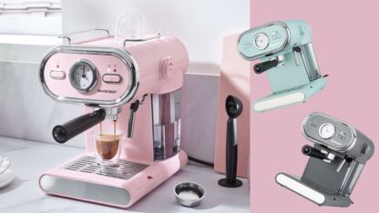 Hebben: Lidl verkoopt nu dit retro pastelkleurige koffiezetapparaat (voor een prikkie)