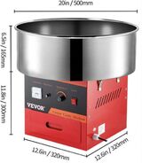Vevor® suikerspinmachine&nbsp;