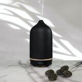 Tubble® Porcelain Aroma Diffuser - Onyx Black - Etherische Olie - Vernevelaar - Yoga -... | bol.com