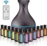 O&amp;amp;#39;dor® Cadeau Set Aroma Diffuser met Extra 12 flesjes Etherische Olie - Vernevelaar -... | bol.com