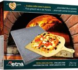ETNA Pizza set - Grote pizzasteen &amp;amp;amp; pizzaschep - 30 cm x 38 cm - Echt Italiaanse... | bol.com