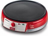 Ariete Retro 202/00 Partytime - Pannenkoekenmaker - Crêpe maker - 1000 Watt - Rood | bol.com