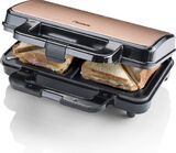 Bestron XL Tosti ijzer voor 2 Tosti&amp;amp;#39;s, Tosti apparaat met antiaanbaklaag &amp;amp;amp;... | bol.com