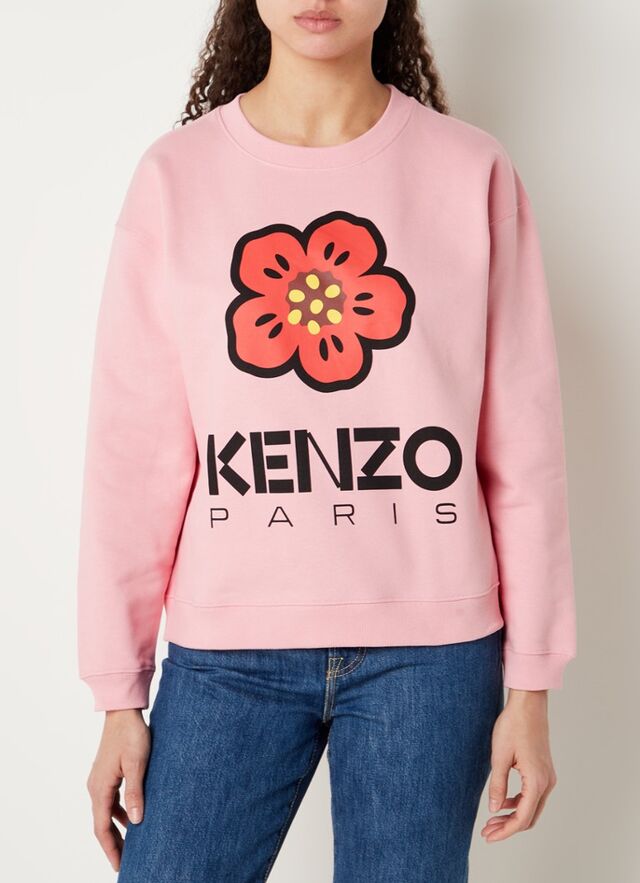 KENZO - Boke Flower sweater met logo - Lichtroze