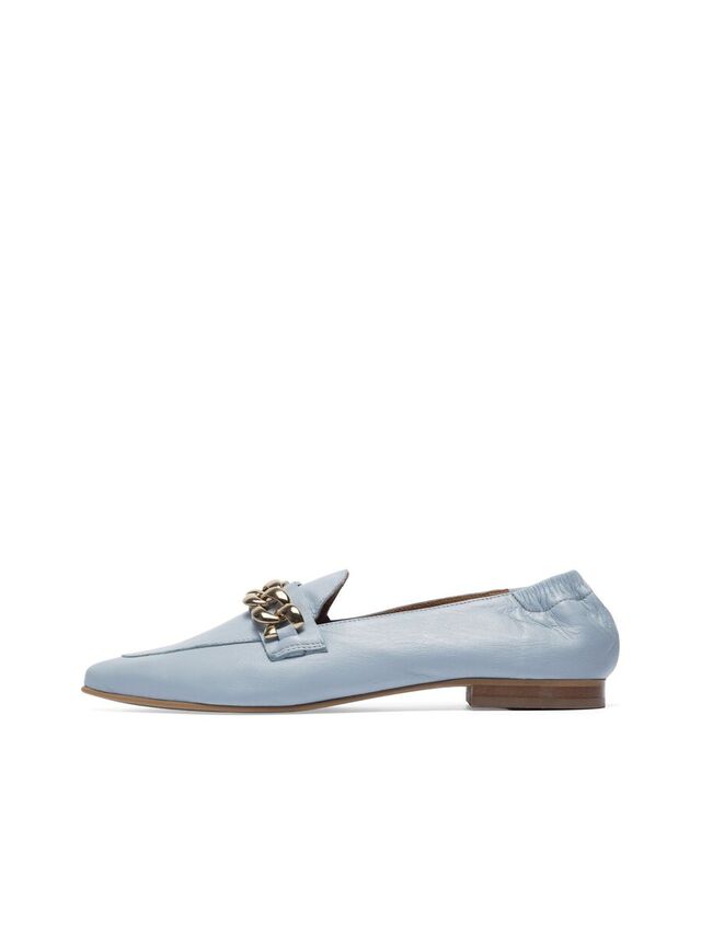 Bianco BIATRACEY LEATHER LOAFERS, Light Blue, highres - 92550529_LightBlue_001.jpg