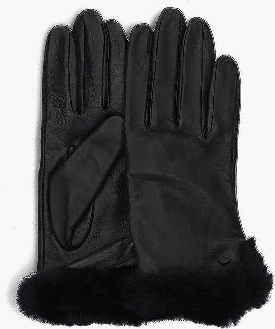 Zwarte UGG Handschoenen LEATHER SHEEPSKIN VENT GLOVE - large