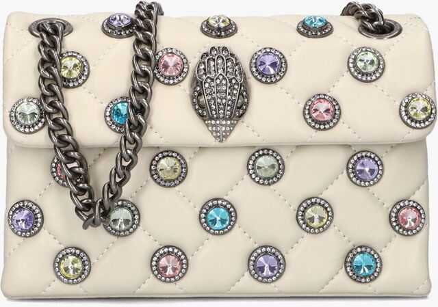 Beige KURT GEIGER LONDON Handtas CRYSTALS MINI KENSINGTON - large