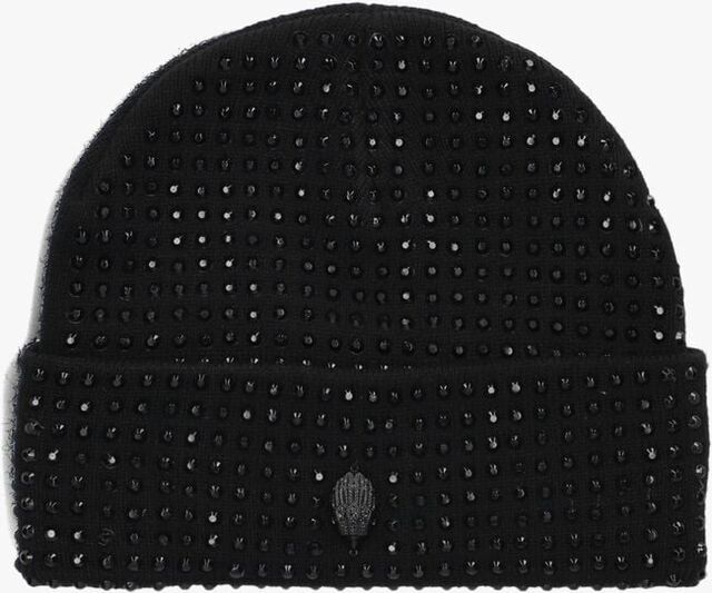 Zwarte KURT GEIGER LONDON Muts CRYSTAL EAGLE BEANIE - large