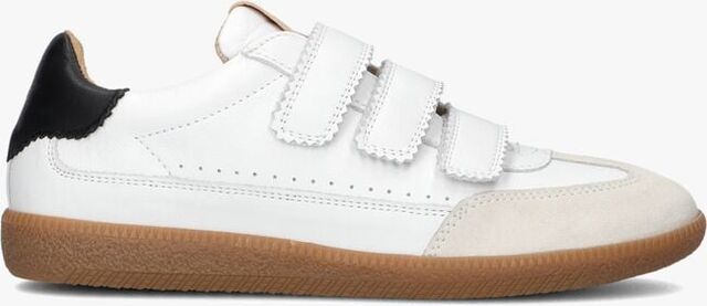 Witte FRED DE LA BRETONIERE Lage sneakers PEARL VALENCIA LEATHER - large