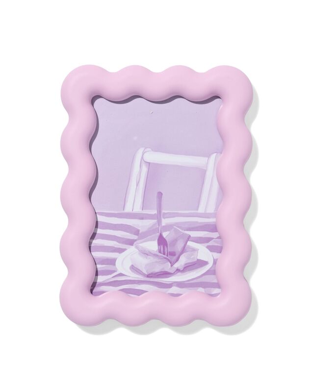 fotolijst 10x15cm golvend lila - 13625026 - HEMA