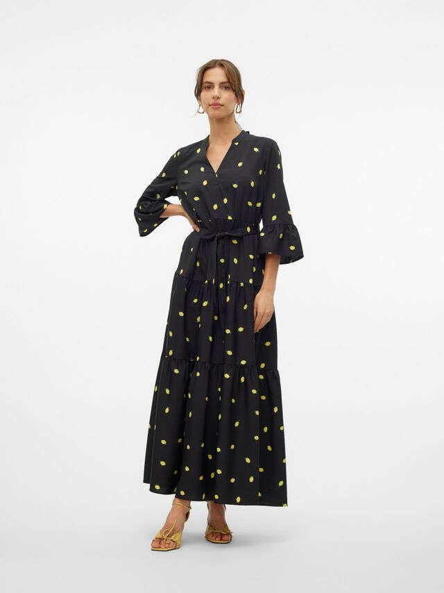 Vero Moda VMZERA Lange jurk -Black - 10315584