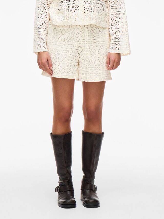 VILA CROCHET SHORTS, Birch, highres - 14105213_Birch_003.jpg