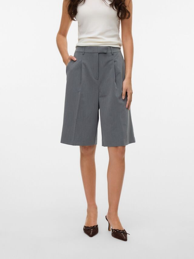 Vero Moda VMJOSEFINE Shorts -Medium Grey Melange - 10331150