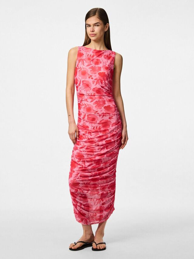 Pieces PCALLY MAXI-JURK, Pink Tulle, highres - 17162133_PinkTulle_1231316_003.jpg