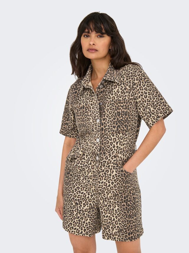 ONLY ONLNAOMI Playsuit -Toasted Coconut - 15355994