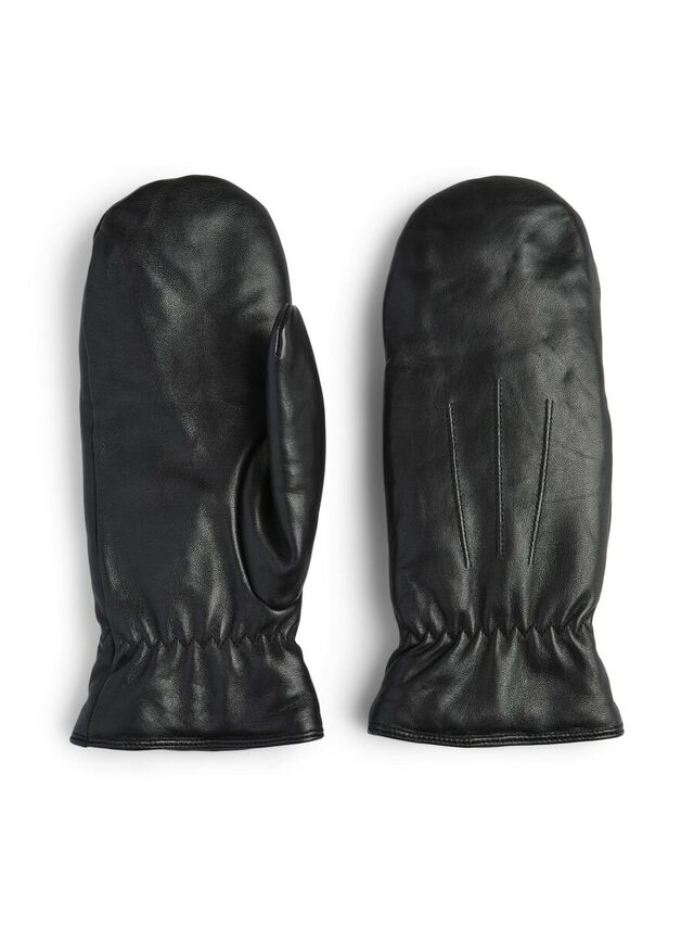 Carousel image - PCNELLIE LEER HANDSCHOENEN, Black | 1