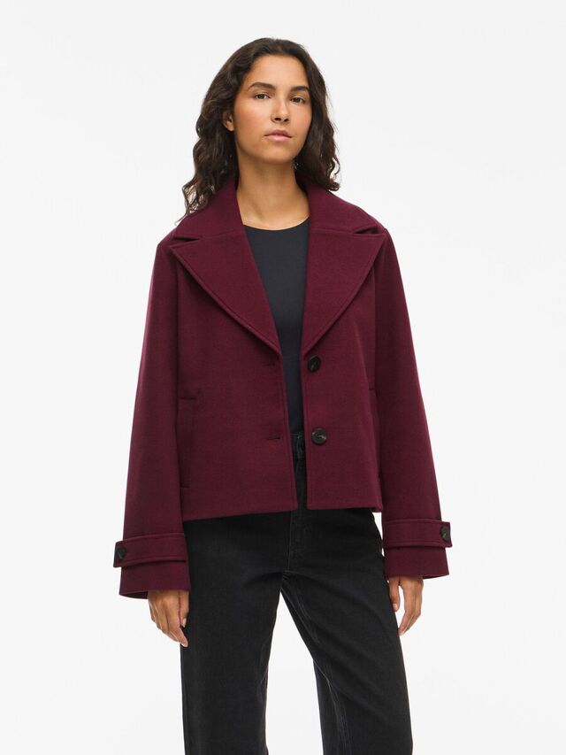 Carousel image - V-HALS KNOPEN AAN DE VOORKANT JAS, Fig | 1