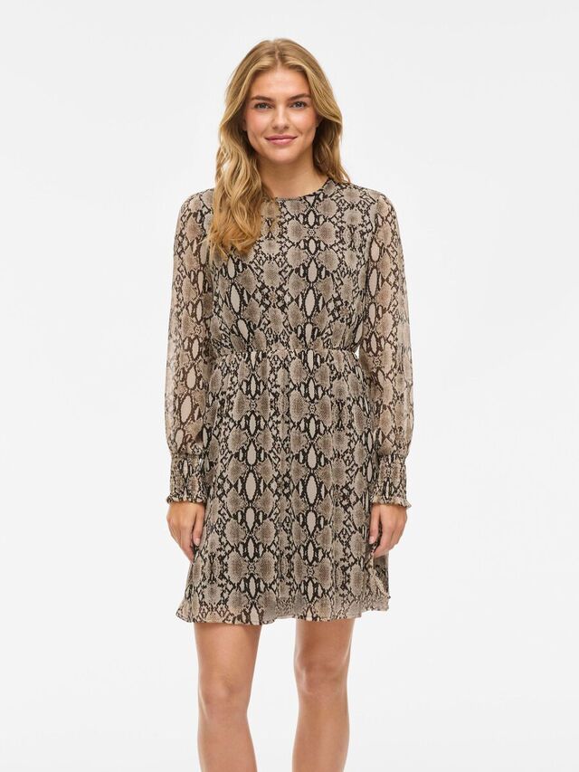 Carousel image - VIFALIA LANE MOUWEN KORTE JURK, Tigers Eye | 1