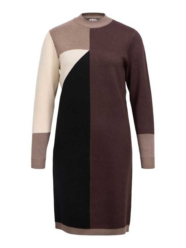 Carousel image - OBJRAY GEBREIDE JURK, Morel | 1